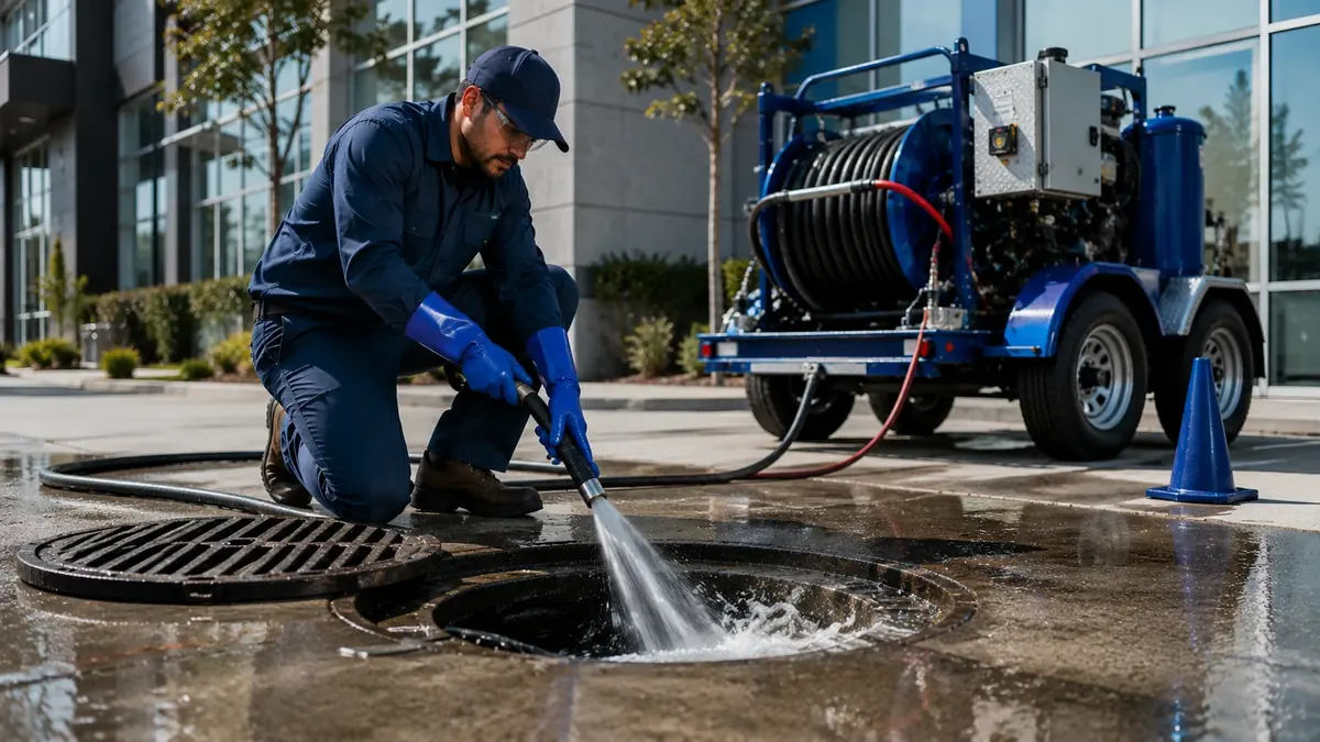 Commercial Hydro Jet Drain Cleaning in Alameda