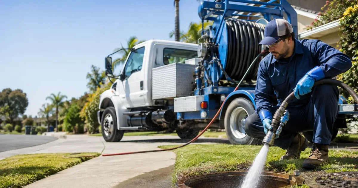 Hydro jet sewer cleaning Alameda