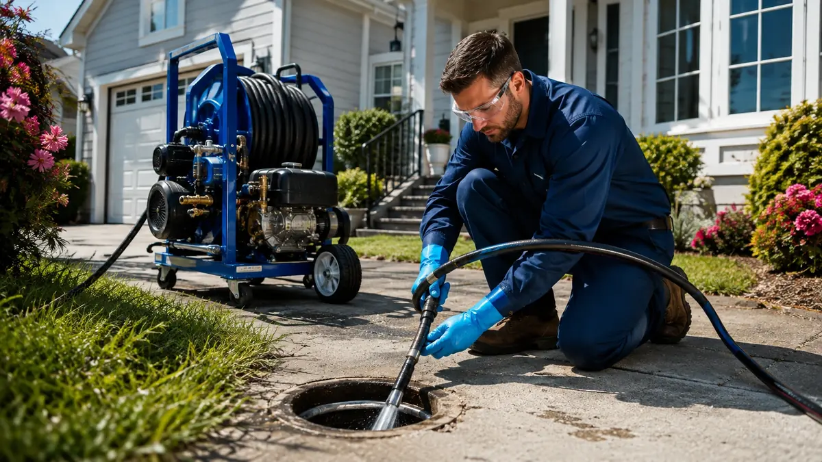 Residential Hydro Jet Drain Cleaning in Alameda