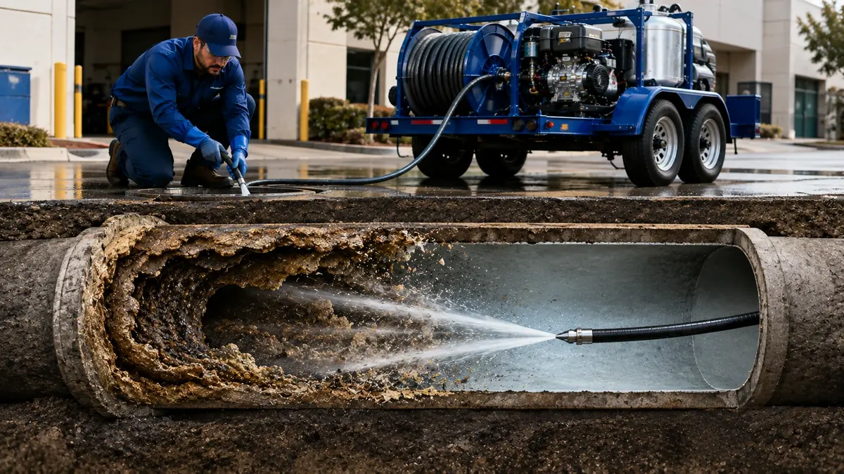 Sewer Pipe Descaling in Alameda